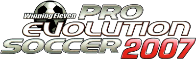 Winning Eleven Pro Evolution Soccer 2007 title screen for Nintendo DS